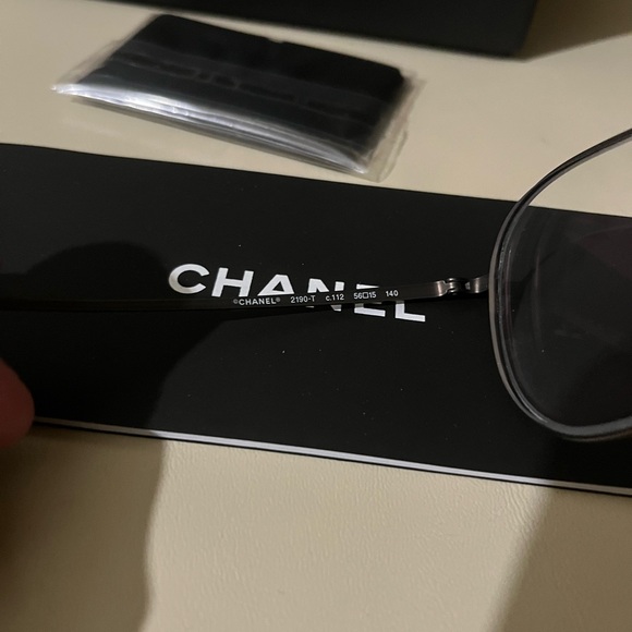 Chanel Titanium eyeglasses frame 56/15/140 - Picture 7 of 10